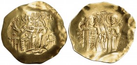 John III Ducas (Vatatzes), emperor of Nicaea, 1222-1254. Hyperpyron (Gold, 28 mm, 4.15 g, 6 h), Magnesia, 1232-1254 (?). IC - XC Christ enthroned faci...