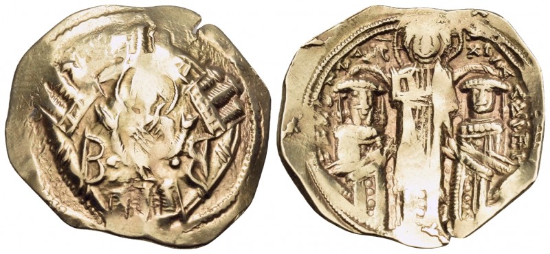 Andronicus II Palaeologus, with Michael IX, 1282-1328. Hyperpyron (Gold, 24 mm, ...