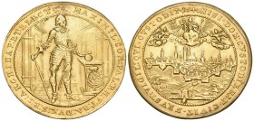 GERMANY, Bavaria. Maximilian I, Prince-Elector, 1598-1623-1651. 5 Ducats (Gold, 37 mm, 16.90 g, 12 h), Munich, 1640. MAXIMIL : COM : PAL : RH : VT : B...