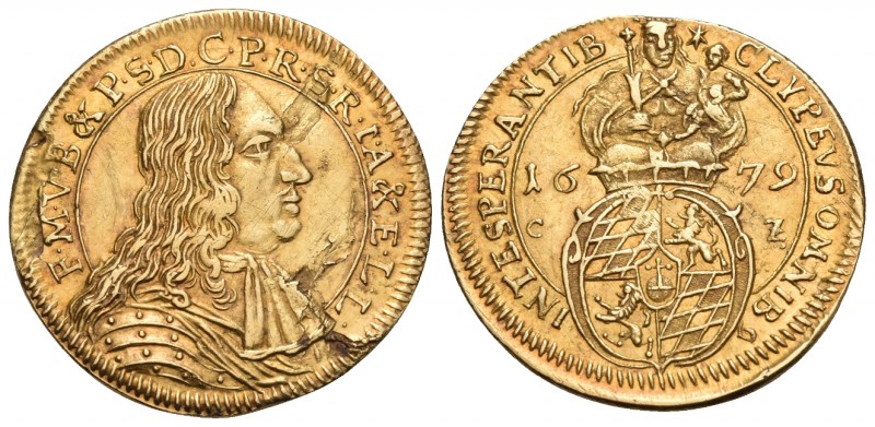 GERMANY, Bavaria. Ferdinand Maria, Prince Elector, 1651-1679. Goldgulden (Gold, ...