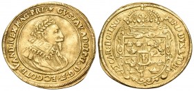 GERMANY. Nuremberg, under Swedish occupation. Gustav II Adolphus, 1611-1632. Ducat (Gold, 23 mm, 3.46 g, 11 h), mintmaster Hans Christian Lauer, 1632....