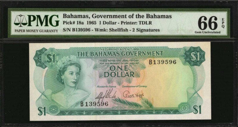 BAHAMAS

BAHAMAS. Lot of (8) Mixed Banks. 1, 10, 20 & 50 Dollar, 1965-2019. P-...