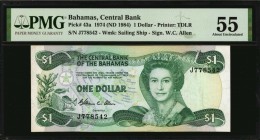 BAHAMAS

BAHAMAS. Central Bank of the Bahamas. 1 Dollar, 1974 (ND 1984). P-43a. PMG About Uncirculated 55.

Estimate: $30.00- $50.00