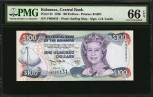 BAHAMAS

BAHAMAS. Lot of (2) Central Bank of the Bahamas. 100 Dollars, 1996. P-62. Consecutive. PMG Gem Uncirculated 65 EPQ & 66 EPQ.

Estimate: $...