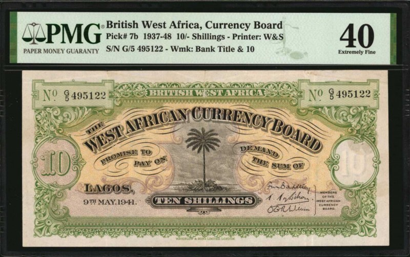 BRITISH WEST AFRICA

BRITISH WEST AFRICA. West African Currency Board. 10 Shil...