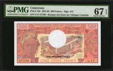 CAMEROON

CAMEROON. Banque Des Etats De L'Afrique Centrale. 500 Francs, 1981-83. P-15d. PMG Superb Gem Uncirculated 67 EPQ.

Estimate: $50.00- $10...