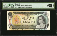 CANADA

CANADA. Lot of (3) Bank of Canada. 1 Dollar, 1973. P-BC-46aA. Consecutive Replacements. PMG Gem Uncirculated 65 EPQ.

Estimate: $125.00- $...