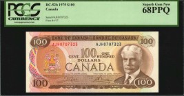 CANADA

CANADA. Bank of Canada. 100 Dollars, 1975. BC-52b. PCGS Currency Superb Gem New 68 PPQ.

Estimate: $300.00- $500.00