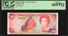 CAYMAN ISLANDS

CAYMAN ISLANDS. Currency Board. 10 Dollars, 1991. P-13b. PCGS Currency Gem New 66 PPQ.

Estimate: $50.00- $100.00