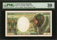 CENTRAL AFRICAN REPUBLIC

CENTRAL AFRICAN REPUBLIC. Republique Centrafricaine. 10,000 Francs, ND (1983). P-13. PMG Very Fine 30.

Estimate: $50.00...