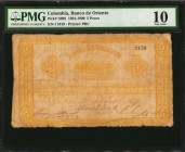 COLOMBIA

COLOMBIA. Lot of (5) Banco De Oriente. 5, 10 Pesos, 1884-1900. P-S698 & S699. PMG Very Good 10 to Very Fine 30.

Included in this lot ar...