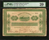 COLOMBIA

COLOMBIA. Banco De Oriente. 10 Pesos, 1884-1900. P-S699. PMG Very Fine 20.

PMG comments "Tear, Stamp Ink."

Estimate: $150.00- $250.0...