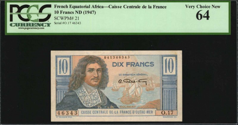 FRENCH EQUATORIAL AFRICA

FRENCH EQUATORIAL AFRICA. Caisse Centrale de la Fran...