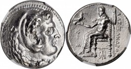 Alexander III (the Great), 336-323 B.C

MACEDON. Kingdom of Macedon. Alexander III (the Great), 336-323 B.C. AR Tetradrachm (17.06 gms), Babylon Min...