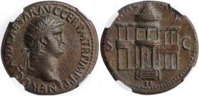 Nero, A.D. 54-68

NERO, A.D. 54-68. AE Dupondius (14.49 gms), Rome Mint, A.D. 64. NGC EF, Strike: 5/5 Surface: 4/5.

RIC-184. Obverse: Radiate hea...