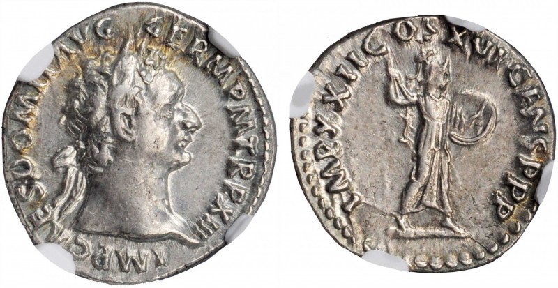 Domitian, A.D. 81-96

DOMITIAN, A.D. 81-96. AR Denarius (3.54 gms), Rome Mint,...