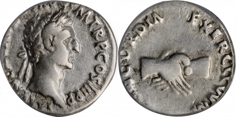 Nerva, A.D. 96-98

NERVA, A.D. 96-98. AR Denarius, Rome Mint, A.D. 97. ANACS V...
