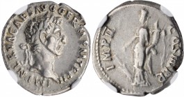 Nerva, A.D. 96-98

NERVA, A.D. 96-98. AR Denarius, Rome Mint, A.D. 98. NGC EF.

RIC-42; RSC-86. Obverse: Laureate head right; Reverse: Fortuna sta...