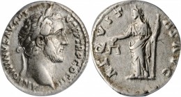 Antoninus Pius, A.D. 138-161

ANTONINUS PIUS, A.D. 138-161. AR Denarius, Rome Mint, ca. A.D. 141-143. ANACS EF 40.

RIC-61; RSC-14. Obverse: Laure...