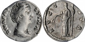Faustina Senior (Wife of Antoninus Pius)

DIVA FAUSTINA SENIOR (WIFE OF ANTONINUS PIUS). AR Denarius, Rome Mint, Commemorative issue, struck under A...