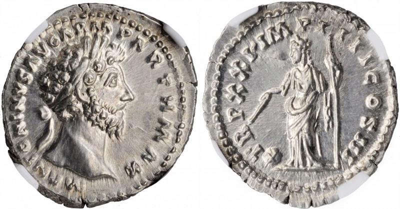 Marcus Aurelius, A.D. 161-180

MARCUS AURELIUS, A.D. 161-180. AR Denarius (3.4...