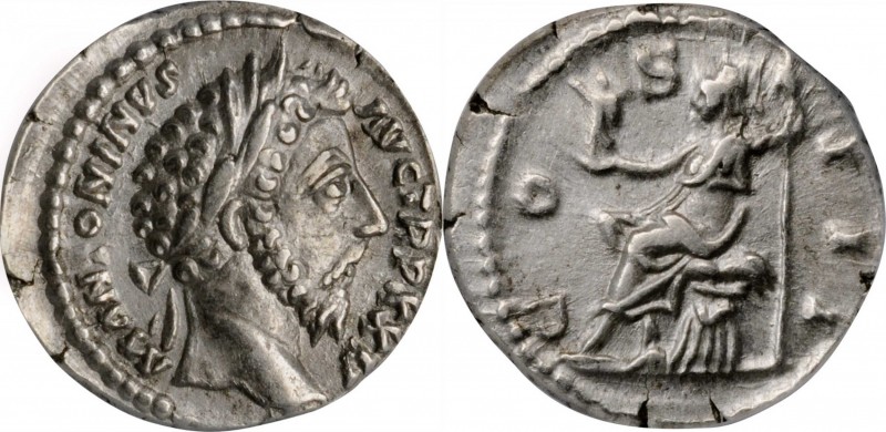 Marcus Aurelius, A.D. 161-180

MARCUS AURELIUS, A.D. 161-180. AR Denarius, Rom...