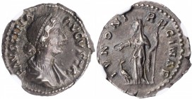 Faustina Junior (Daughter of Antoninus Pius & Wife of Marcus Aurelius)

FAUSTINA JUNIOR (DAUGHTER OF ANTONINUS PIUS & WIFE OF MARCUS AURELIUS). AR D...