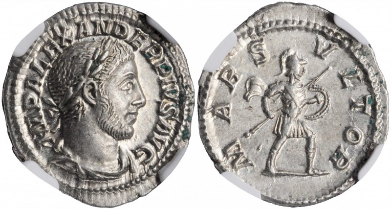 Severus Alexander, A.D. 222-235

SEVERUS ALEXANDER, A.D. 222-235. AR Denarius,...