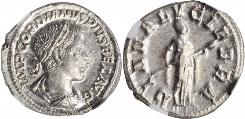 Gordian III, A.D. 238-244

GORDIAN III, A.D. 238-244. AR Denarius, Rome Mint, ...