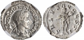 Gordian III, A.D. 238-244

GORDIAN III, A.D. 238-244. AR Denarius, Rome Mint, A.D. 240. NGC MS.

RIC-129a; RSC-325. Obverse: Laureate, draped, and...