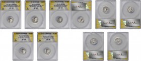 MIXED LOTS

MIXED LOTS. Quintet of Silver Denarii (5 Pieces), Trajan to Marcus Aurelius, A.D. 98-180. All ANACS Certified.

A solid grouping repre...