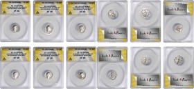 MIXED LOTS

MIXED LOTS. Sextet of Silver Denarii (6 Pieces), Antoninus Pius, A.D. 138-161. All ANACS Certified.

Featuring solid portraits of this...