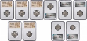 MIXED LOTS

MIXED LOTS. Quintet of Silver Double-Denarii (Antoniniani) (5 Pieces), Elagabalus to Philip II, A.D. 218-249. All NGC Certified.

An o...