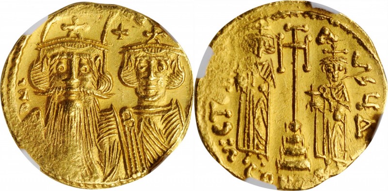 Constans II, 641-668

CONSTANS II WITH CONSTANTINE IV, HERACLIUS & TIBERIUS, 6...