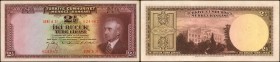 TURKEY

TURKEY. Turkiye Cumhuriyet Merkez Bankasi. 2 1/2 Lira, 1947. P-140. About Uncirculated.

Light rust stains are found on this 2 1/2 Lira Tu...