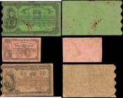 URUGUAY

URUGUAY. Lot of (3) Republica Oriental Del Uruguay Emision Nacional. 20 Centesimos to 1 Peso, 1870-73. P-A109, A110a & A116a. Fine.

P-A1...