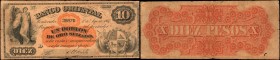 URUGUAY

URUGUAY. Banco Oriental. 10 Pesos, 1867. P-385a. Fine.

Holes, pinholes, internal tears, tears, edge wear and stains are noticed.

Esti...