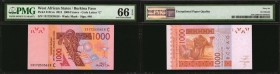 WEST AFRICAN STATES

WEST AFRICAN STATES. Lot of (6) Banque Centrale des Etats de L'Afrique de L''Ouest. 1,000, 5,000 & 10,000 Francs, 1977-2013. P-...