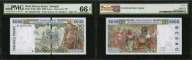 WEST AFRICAN STATES

WEST AFRICAN STATES. Lot of (4) Banque Centrale Des Etats De L'Afrique De L'Ouest. 100 & 5000 Francs, 1961-2003. P-113Am, 213Be...