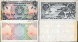 WESTERN SAMOA

WESTERN SAMOA. Bank of Western Samoa. 2 Tala, ND (1967). P-17p. Front and Back Proofs. About Uncirculated.

Two different Proof typ...