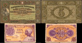 MIXED LOTS

MIXED LOTS. Lot of (2) Mixed Banks. 5 & 10 Francs, 1942-43. P-11j & 29. Gem Uncirculated & Very Fine.

Included in this lot are French...