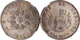ARGENTINA

ARGENTINA. Cordoba. 8 Reales, 1852. NGC AU-55.

KM-32. A great example of this provincial type, the present specimen offers an alluring...