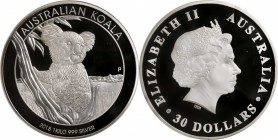AUSTRALIA

AUSTRALIA. Silver 30 Dollars, 2015-P. Perth Mint. NGC PROOF-70 Ultra Cameo.

KM-Unlisted. Weight: 1 kg. One of first 100 struck. A bril...
