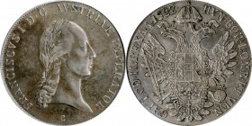 AUSTRIA

AUSTRIA. Taler, 1822-C. Prauge Mint. Franz II. PCGS EF-45 Gold Shield.

Dav-7; KM-2162. A wholesome Taler with even wear across the high ...