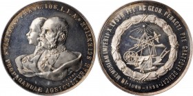 AUSTRIA

AUSTRIA. Charity Lottery for Military Orphans Silver Medal, 1898. PCGS SPECIMEN-64 Gold Shield.

Hauser-962. By Batek & Zimbler. Organize...