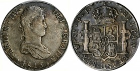 BOLIVIA

BOLIVIA. 8 Reales, 1813-PTS PJ. Potosi Mint. Ferdinand VII. PCGS Genuine--Cleaned, VF Details Gold Shield.

KM-84; Janson-86.3.2. Variety...