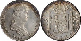 BOLIVIA

BOLIVIA. 8 Reales, 1817-PTS PJ. Potosi Mint. Ferdinand VII. PCGS MS-61 Gold Shield.

KM-84; Cal-Type 159 #606. A boldly struck coin with ...