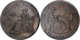 BOLIVIA

BOLIVIA. Silver Literary Award Medal, 1825. NGC MS-64.

Fonrobert-9740. A literary competition Medal, Chuquisaca issue (reverse). Obverse...
