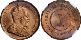 BRITISH HONDURAS

BRITISH HONDURAS. Cent, 1904. NGC MS-64 Red Brown.

KM-11. Red-brown and brilliant, this delightful near-Gem offers great radian...