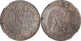 CHILE

CHILE. 8 Reales, 1839-So IJ. Santiago Mint. NGC AU-55.

KM-96.1. Pleasantly toned and with an alluring cabinet nature, this gently handled,...